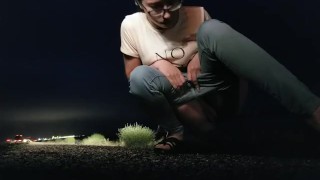 Pissing On The Side Of The Highway On Roadtrip