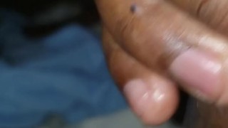 Stroking my cock
