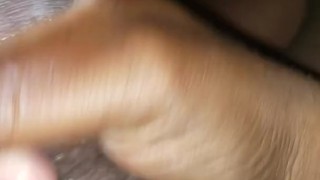 Stroking my cock