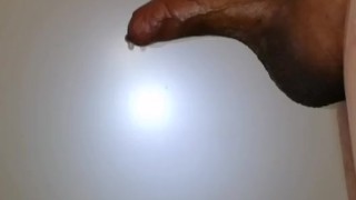 Jerkoff, no hands cum and another cumshot after that