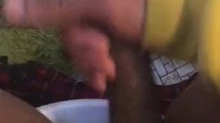 Jacking Off On The Toilet