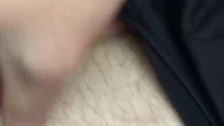 Cumming in the back seat without friends knowing