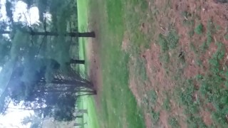 Mothers day in public outside by nature trails!! Risky public masturbating.