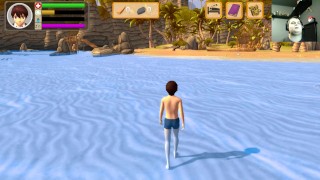 Young Stud Goes Through Shipwreck and Survives Hentai Island