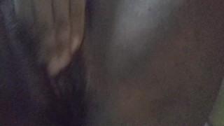 Fingering my black pussy