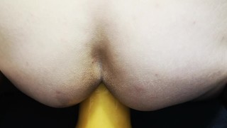big butternut squash anal insertion stretching