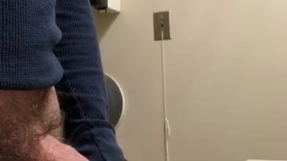 Daddy Chris peeing in a cup