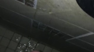 Jacking off in college showers