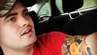 Tatted Guy Shows Off Oral Skills