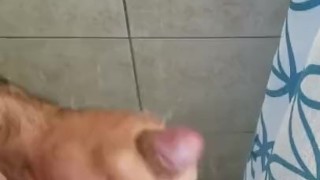 Huge Cock Masturbation Thinking of Stepdad