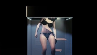 A Growing Woman is Trapped In a Box - Mini GTS Giantess Tall Girl