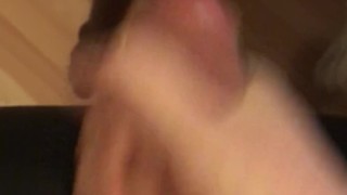Moaning orgasm, while I stroke my fat cock an cum for the 3rd time tonight.