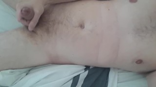 Solo male wanking