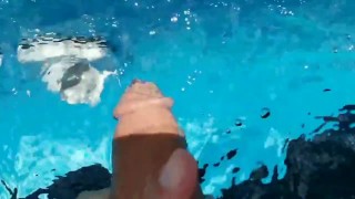 Summer Fun Loud Moaning Fucking Pussy in Pool