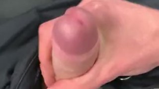 Jerking on parking lot in PORSCHE, stud moaning