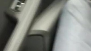 Jerking on parking lot in PORSCHE, stud moaning