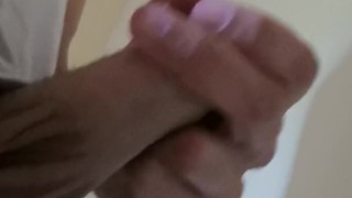 Showing off my hard dick