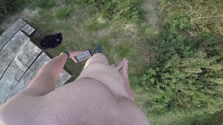 Almost Caught Jerking In The Road