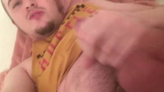 Load of Cum on My Tongue before bed. Soft to Hard Cumslut!