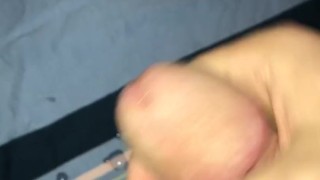 Teen Cumming on Snapchat