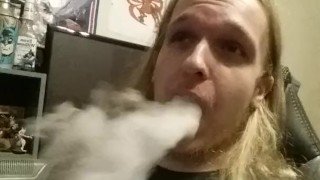 White Guy Take Huge Load In His Mouth