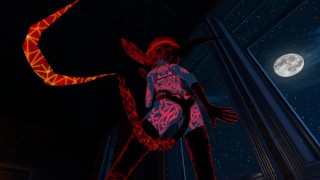 Sexy Tattoo Glowing Succubus Gives Virtual Lap Dance