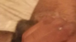 Edging on buddies floor 2 close to cum