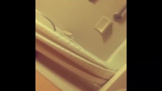 Ebony Milf Rides Clear Dildo Until She Squirts All Over Floor