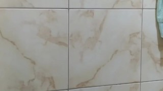 Getting dressed. Red Dog underwear