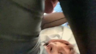 Crossdresser sissy Gesichtsbesamung Vorbereitung