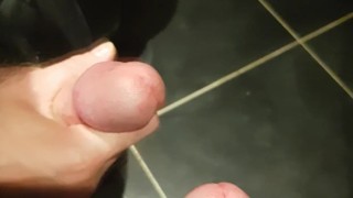 Hot Cumshot On Mirror In Uniform