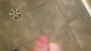 Making a Mess on The Bathroom Floor