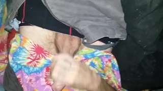 So tired I barely cum! Birds chirping in early morning. Big dick cums.