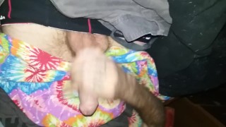 So tired I barely cum! Birds chirping in early morning. Big dick cums.