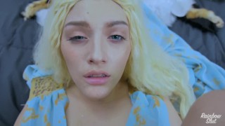 Daenerys GOT Anal Slammed Cosplay Teaser Rainbowslut