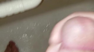 Cum in shower