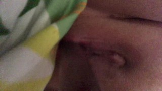 Waiting for Daddy so I fuck my candy dildo + play with my pussy till I cum