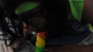 Sloppy Bunny BJ Close Up