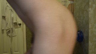 CUTE Young Otter has Fun with Dildo while Home Alone