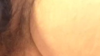 Hairy Pierced Toy Masturbation