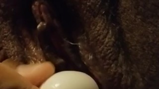 Watch my pussy swallow my toy