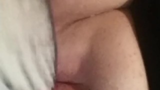 Girl Masturbating with brush