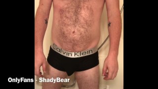 Pissing out the load in my underwear