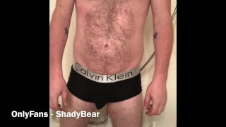 Pissing out the load in my underwear