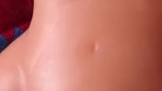 Giving “babygirl” a good creampie.