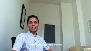  DIRTY SCOUT 185 - Dark Skinned Twink Bends Over For The Agent