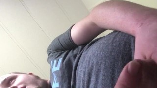 Foreskin Play while Camming Post Orgasm! Finger Foreskin, Tip Rubbing!