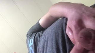 Foreskin Play while Camming Post Orgasm! Finger Foreskin, Tip Rubbing!