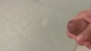 Handjob in the shower