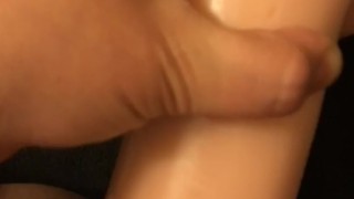 Getting fucked by my 12” fat dildo